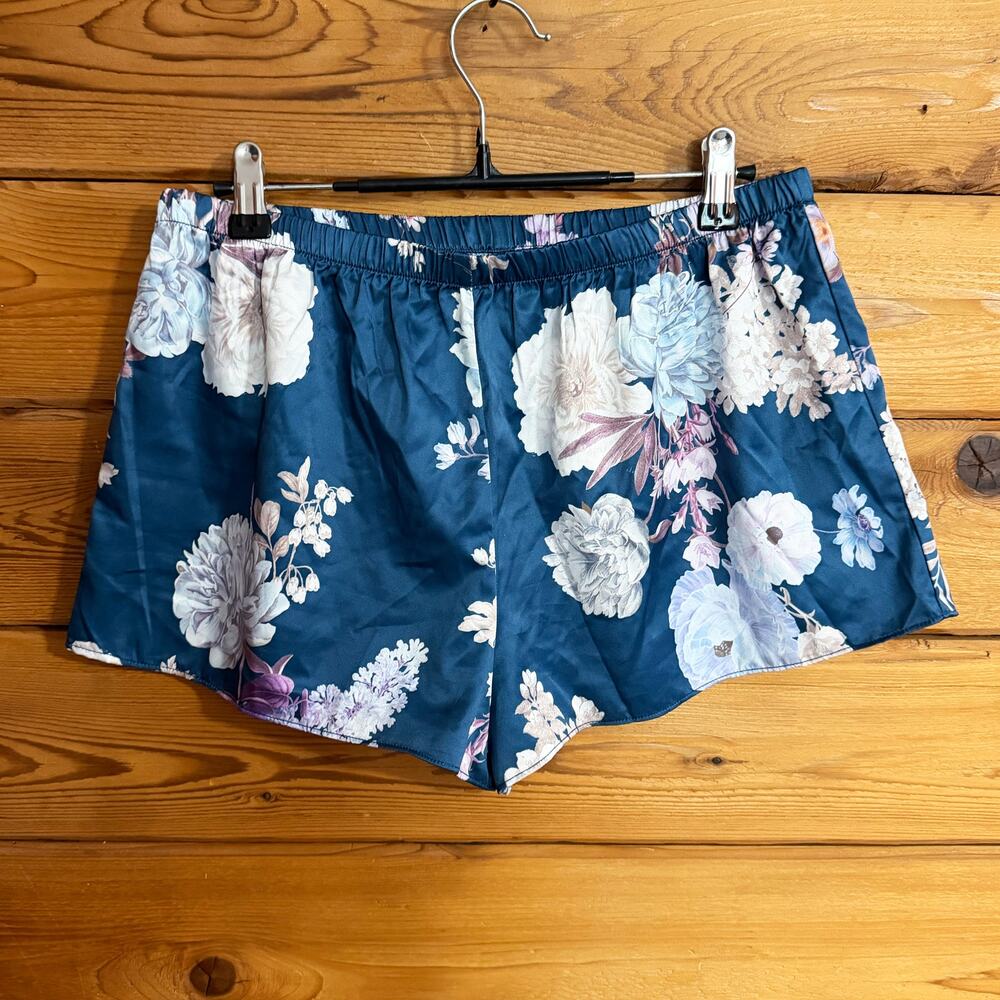 Flora Nikrooz Silk Floral Shorts Medium